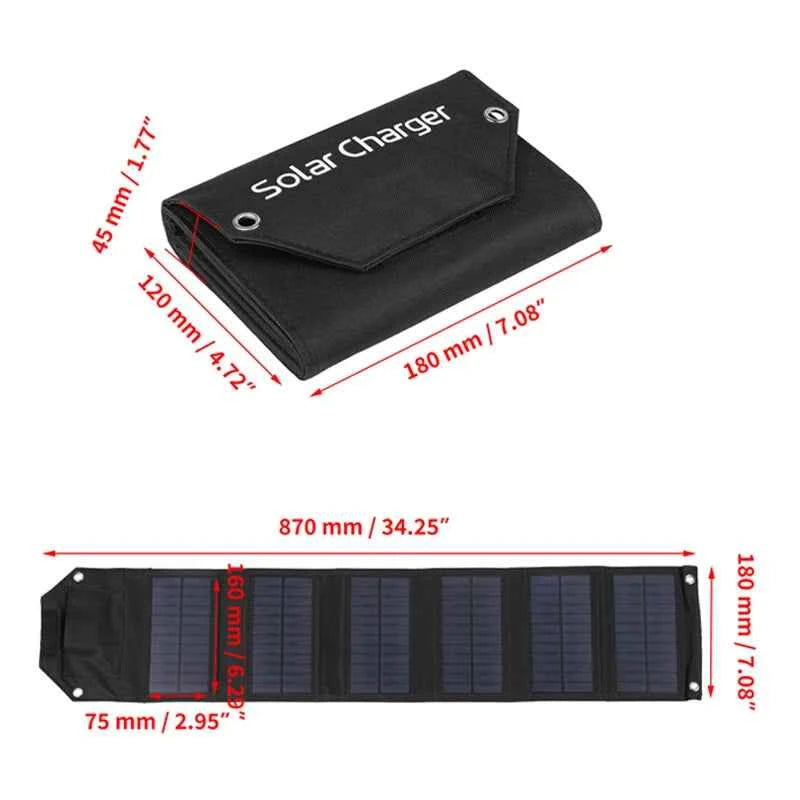 Sacoche Solaire Pliable USB