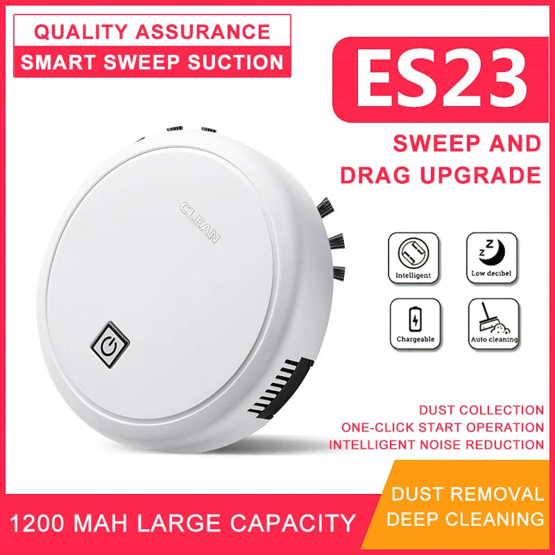 🧹 Smart Robot Vacuum Cleaner – 2-in-1 Cleaning Sweeping