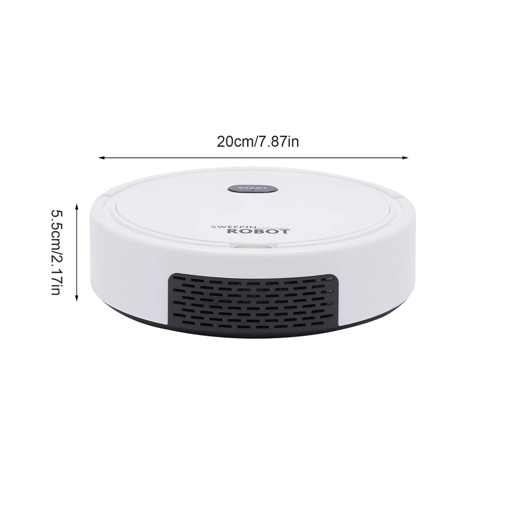Mini Robot Aspirateur 3-en-1 — Balaie, Aspire, Lave - Hyprotech