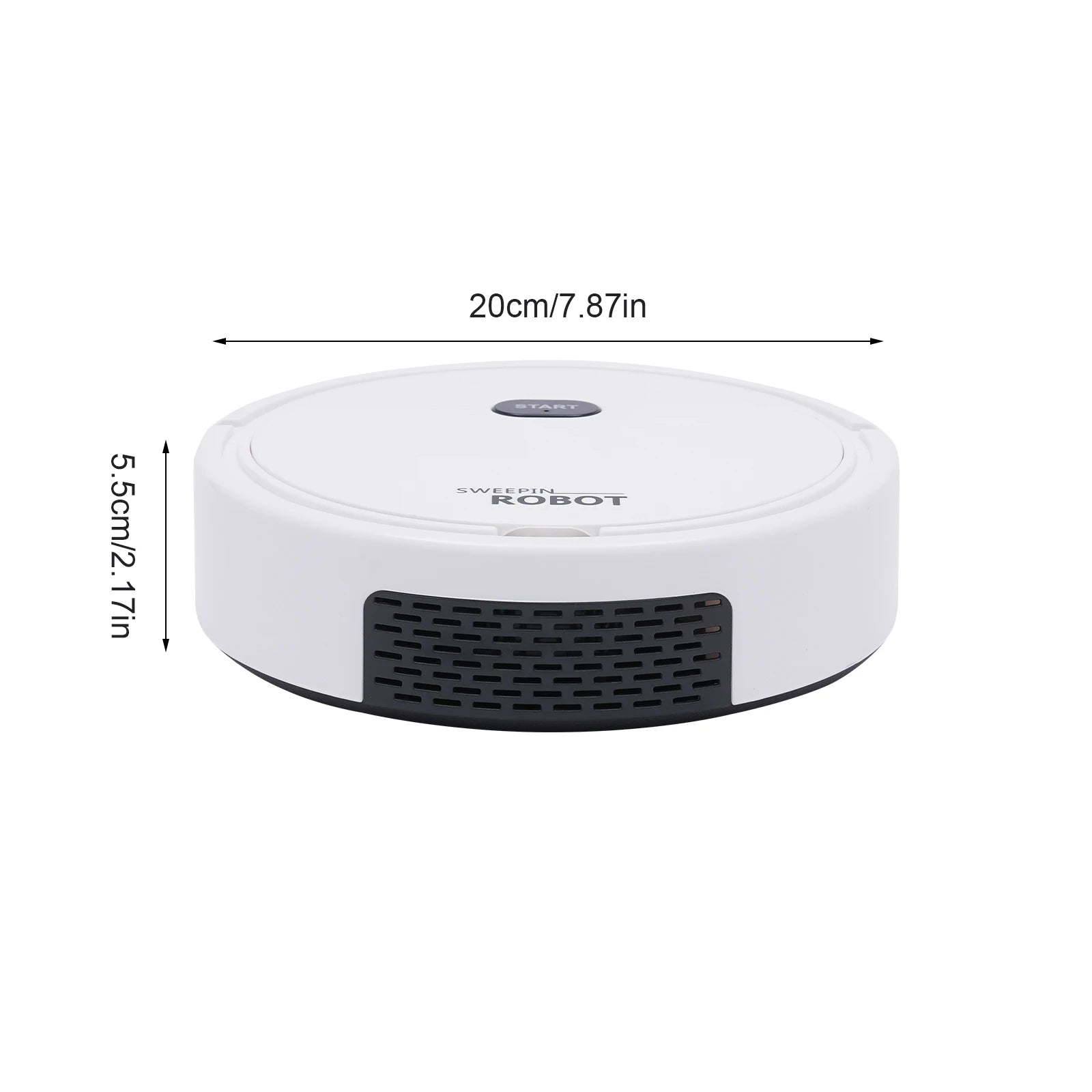 Mini Robot Aspirateur 3-en-1 — Balaie, Aspire, Lave - Hyprotech