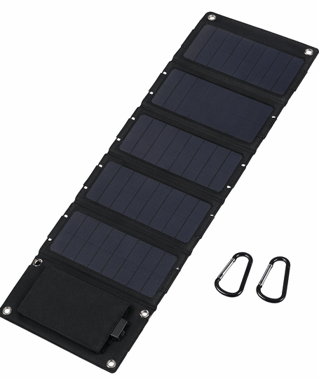 Powerful Foldable Solar Panel 5V USB Portable Folding Bag for Cell Phone Outdoor Waterproof Power Bank for Camping Hiking